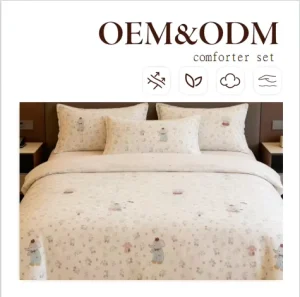 Simple Bedding Set 3 Piece 1 Comforter 2 Pillows Warm Soft Skin Friendly for Home Bedroom Hotel Decor