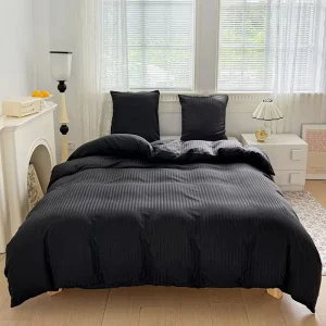 Simple Fully Covered Bed Cover Solid Color Hotel Home Queen Size Mattress Protector Sheet Customizable