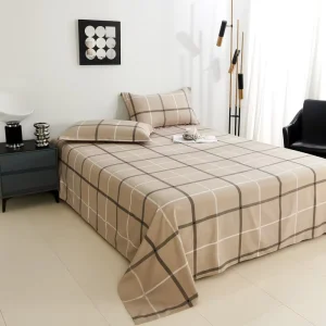 Simple Home Textile Bed Cover Sheet Set Thickened Four-Piece for Students Dormitory Printed Microfiber Duvet Cover
