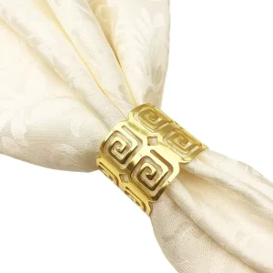 Simple Round Napkin Rings Holder for Dinning Table Parties