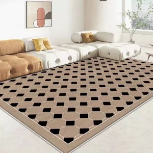 Simple Style Carpets for Rugs Living Room Velvet Custom Soft Non Slip Carpet Home Decoration Custom Floor Mats