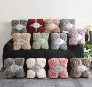 Single Layer Striped Golden Turtle Milk Velvet Blanket Rolled Edge Soft Warm Throw Blanket for Home Office Nap Gift Use