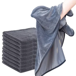Single Layer Twisted Fabric Custom Size High Density Durable Woven Cloth Multi purpose Cleaning Textile Material