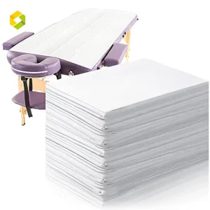 Single Lightweight 30g Disposable Hygienic Breathable Folding Travel Fitted Sheet Bedding 50PCS Travel Pouch Hotels
