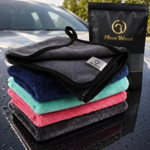 Single Twisted Loop Drying Towel Super Absorbent Lint Free Scratchless 700GSM Heavy Duty SUV Auto Wash B2B