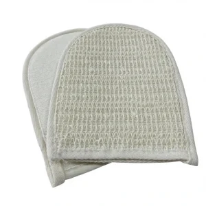 Sisal Bath Spa Shower Scrubber Sponge Fiber Glove Mitt
