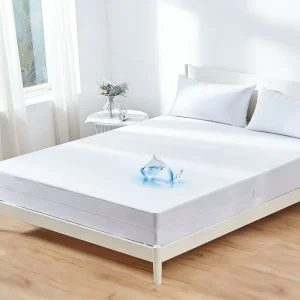 Six sided Fully Enclosed Anti Bed Bug Mattress Cover Hypoallergenic Waterproof Mattress Encasement with Zipper