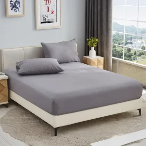 Skin Friendly Anti Static Bed Skirt Organic Cotton Conductive Fabric for Bedroom Grounding Fitted Sheet
