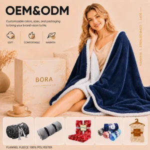Skin Friendly Super Soft 100% Polyester Knitted Raschel Blanket for Couch Bed Sofa Luxury Fuzzy Cozy All Seasons