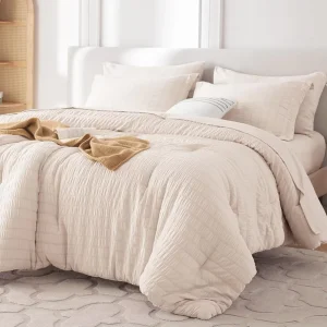 Skin friendly Breathable Lightweight Soft Comforter Set All Season Durable Bedding Set with Pillowcases