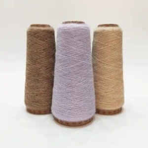 Skin friendly Customized Color Cashmere Star Spun Yarn 26s Polyester Wool Blend for Scarves Knitwear