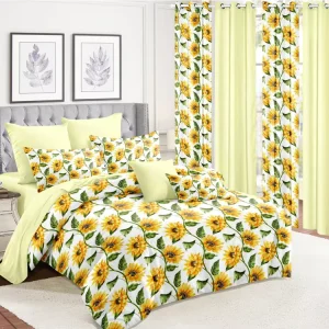 Skin-friendly Woven Polyester Printed Modern Bed Sheets OEKO-TEX Certified Eco-Friendly Bedding Set Quilt Cover Matching