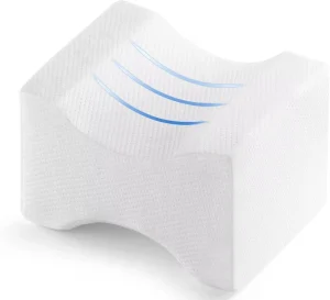 Sleeping Foot Rest Patient Support Leg Memory Foam Orthopedic Knee Pillow for Camping & Nursing Knitted Design