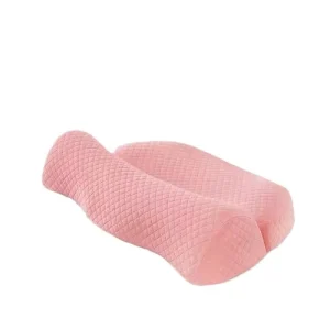 Slow Rebound Memory Foam Cervical Traction Pillow Sleep Aid for Reverse Neck Protection Reading Bed Rest