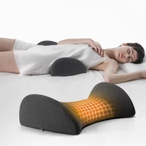 Slow Rebound Memory Foam Thicken Lower Back Pain Relief Support Cushion Bed Waist Support Lumbar Pillow for Sleeping