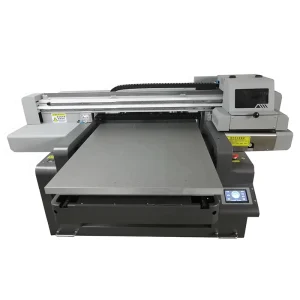 Small 6090 UV Flatbed Automatic Printer Vision Positioning Flex Crystal Labels Acrylic Boards Metal Signs Leather Egg