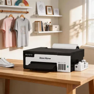 Small Business A4 DTF Flatbed Printer High Speed Xp600 Print Head Automatic Low Maintenance Cost 1 Year Warranty