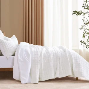 Small Checkered Thickened Square Design Comforter Sets Cross border Sales Complete Set Complete Set