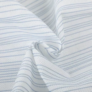 Small Dot Spunlace Nonwoven Fabrics Breathable Printed Panda Mesh Pattern Anti Static Tensile Soft Viscose Polyester Wet Wipes