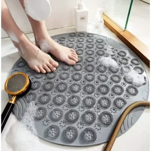Small Massage PVC Non Slip Bath Tub Foot Mat with Suction Cups Different Colors for Bathroom Shower Room