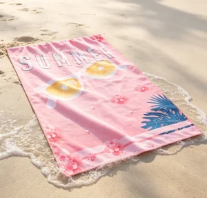 Small Minimum Order Quantity Beach Towel Sand-free Customized Designs Supported Beach Towel