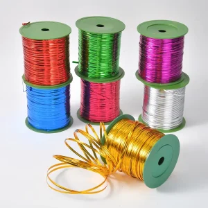 Small Plastic Metallic Bread Ties Reels Plastic Coated Colorful Wire Twist Ties
