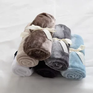 Small Warm Blanket Super Soft Flannel Fleece Throw Blanket for Home Pet Dog Cat