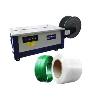Smart Tabletop Strapping Machine Semi Automatic Carton Bundler Rapid Packing Speed Global Shipping Item Gear