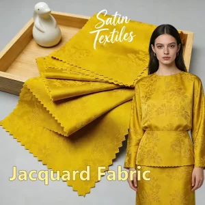 Smooth Fabric Satin Floral Fabric Lining Fabric Woven Jacquard Fabric for Dresses Shirts