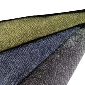 Sofa Chenille Fabric Woven Piece Dyed Solid Color Composite Petal Design Thickened Throw Pillows Acrylic Jacquard Seat