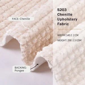 Sofa Fabric High Color Fastness Polyester Global Recycled Standard V4.0 Textile S203 for Home Upholstery