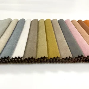 Sofa Fabric Types Polyester Waterproof Suede Upholstery Fabric for Sofa