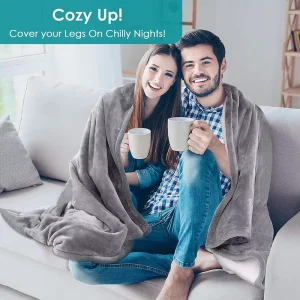 Sofa Heating Blanket Fast Electric Heated Throw Soft Flannel 50*60
