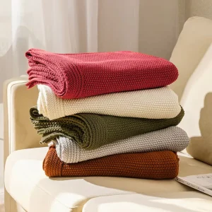 Sofa Knitted Blanket Office Conditioning Napping Leisure Small Throw Blanket