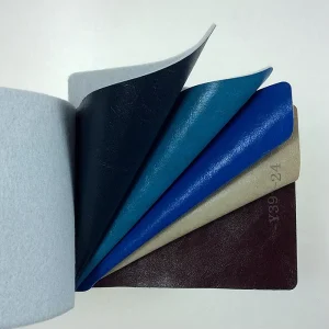Sofa Leather Fabric with Real Leather Pattern Blue Faux Leather for Sofa Modern Sofa Leather