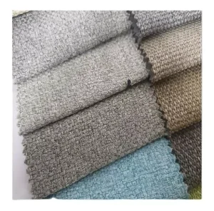 Sofa Linen Like Upholstery Home Textile Fabric with Cotton Composite