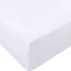 Soft 100% Linen Fitted Sheet with Comfortable Flat Sheet and Pillowcases 400TC Anti Pilling