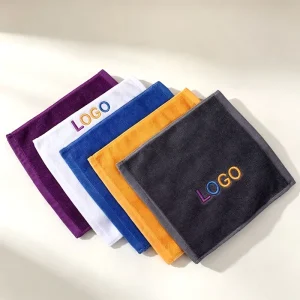 Soft Absorbent 12×12 Inch Small Square Grey Towel 30*30cm Facial Wash for Beauty Spa Nail Shop Yoga Pilates Fitness Salon Use
