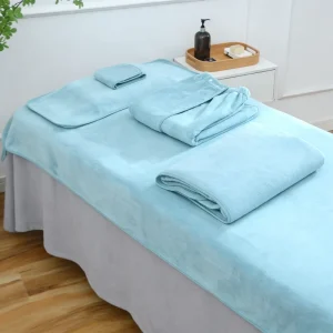 Soft Absorbent No Lint Quick Dry Spa Bed Wrap Towel for Face & Physiotherapy Use