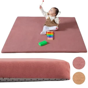Soft Baby Nursery Rug Mellow Mat with Washable Cover Premium Foam Kids Play Mat