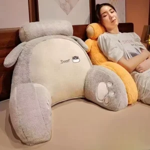 Soft Bed Backrest Cushion Large Headboard Pillow for Bed & Tatami Waist Support Pillow for Dorm Girls