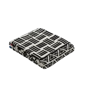 Soft Boho Style Special Edge Geometric 100% Cotton Soft Knitted Throw Blanket for Sofa
