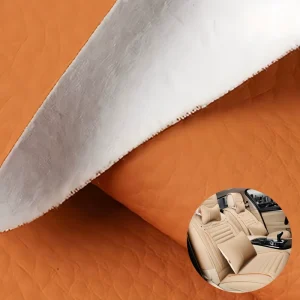 Soft Breathable Wear-Resistant PVC Synthetic Leather Customizable for Car Seat Protective Cover Interior Upholstery Fabric