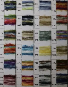 Soft Chenille Fancy Yarn Polyester Textured Yarn Various Colors for Garment Knitting