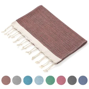Soft Comfort Woven Striped Cotton Quick Dry Thick Absorbent Fitness Yoga Gym Towel for Adults Home Kitchen