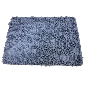 Soft Comfortable Microfiber Bath Mat Water Absorption Shaggy Anti Slip Bathroom Rug Chenille Bath Mat