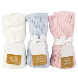 Soft Cotton Cellular Summer Newborn Baby Swaddle Knitted Blanket for Toddler Pram and Bedding Cover Wearable