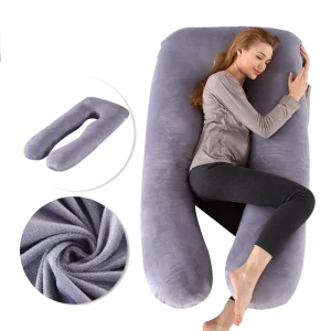 Full Body Maternity Pillow U Shaped Pregnancy Pillow for Neck Arms Belly Legs Support