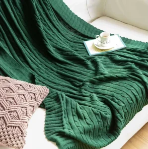 Soft Cotton Throw Blanket Home Sofa Bed Decoration Knitted Blanket