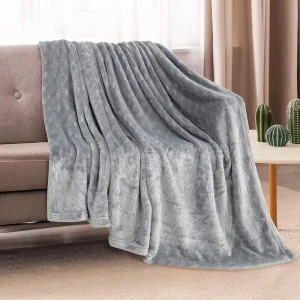 Soft Cozy Fleece Blanket for Air Conditioned Rooms and Naps Stripe Blanket Fleece Blanket Custom